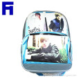 Modern Design Polyester Student Blue School Backpack Cool Figures Pattern School Bags Campus Backpack